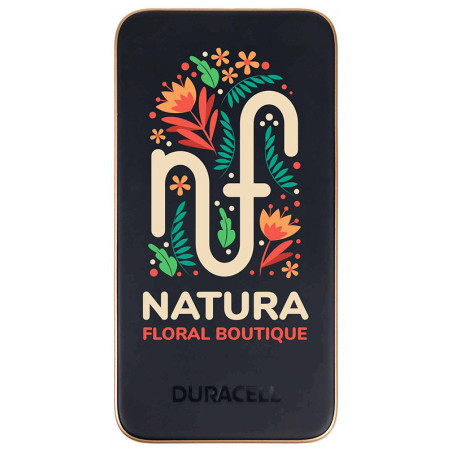 Power Bank DURACELL CHARGE 10 10000mAh PD 18W z nadrukiem logo