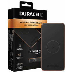 Power Bank DURACELL CORE 10 10000mAh Qi 15W PD 25W reklamowy