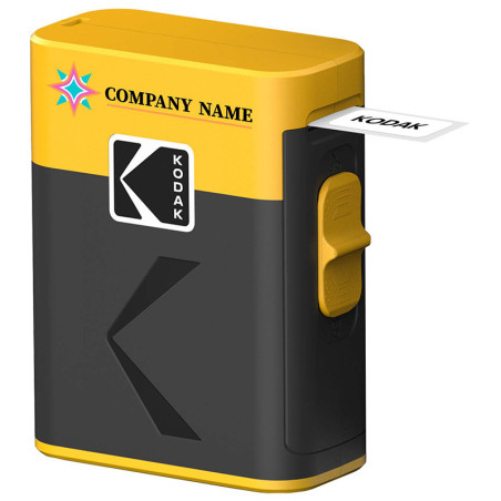 KODAK LABEL ERA M50 Instant Label Printer with advertising logo