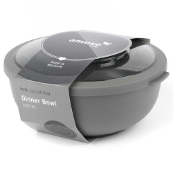 AMUSE LIFE DINNER BOWL 2L Lunch Box with advertising doming sticker