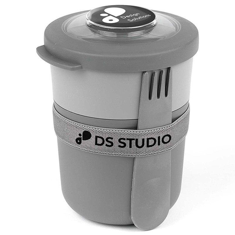 AMUSE LIFE MORNING & NOON BOWL 0.45L + 0.15L Lunch Box with Your logo