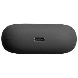 JBL WAVE BEAM Wireless Earbuds with advertising print