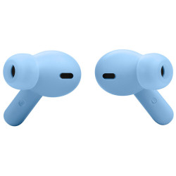 JBL WAVE BEAM Wireless Earbuds with advertising print