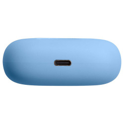 JBL WAVE BEAM Wireless Earbuds with advertising print