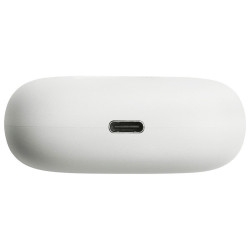 JBL WAVE BEAM Wireless Earbuds with advertising print
