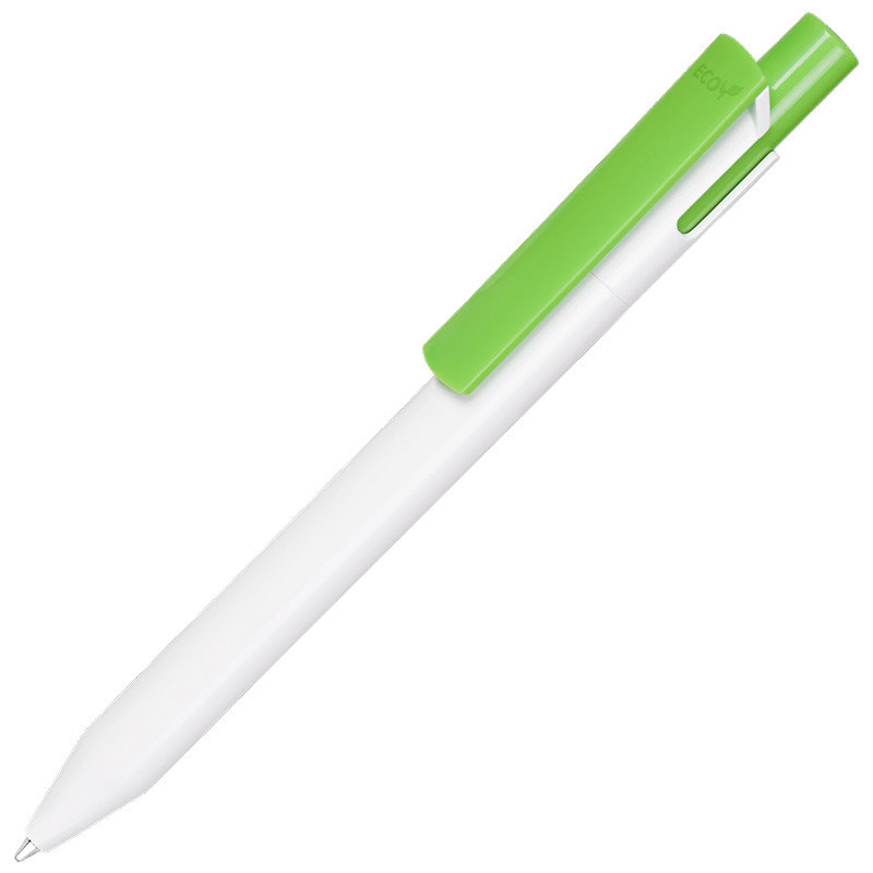 LECCE PEN ZEN RECYCLED WHITE eco plastic promotional Ballpen