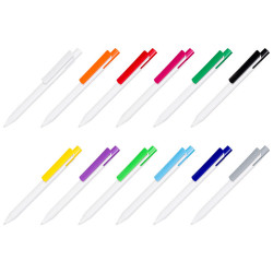 Długopis reklamowy LECCE PEN ZEN WHITE plastikowy