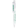 Długopis eko LECCE PEN ZEN SWING RECYCLED z tubką rotującą z logo