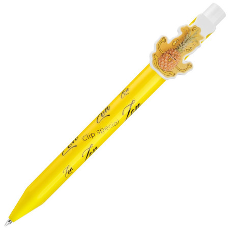 LECCE PEN ZEN CLIP SPECIAL Ballpen with a logo-shaped clip
