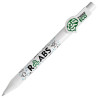 LECCE PEN ZEN R-ABS CLIP SPECIAL eco Ballpen with a logo-shaped clip