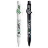 LECCE PEN ZEN R-ABS CLIP SPECIAL eco Ballpen with a logo-shaped clip