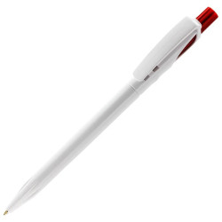 LECCE PEN TWIN RECYCLED WHITE eco Ballpen with Your company logo