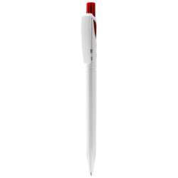 LECCE PEN TWIN RECYCLED WHITE eco Ballpen with Your company logo