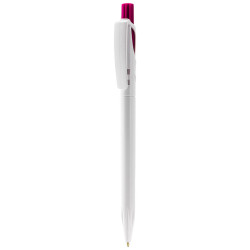 LECCE PEN TWIN RECYCLED WHITE eco Ballpen with Your company logo