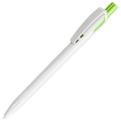LECCE PEN TWIN RECYCLED WHITE eco Ballpen with Your company logo