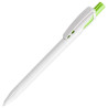 LECCE PEN TWIN RECYCLED WHITE eco Ballpen with Your company logo