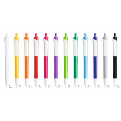 LECCE PEN FORTE SOLID plastic Ballpen with Your advertising print