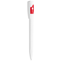 LECCE PEN KIKI WHITE promotional Ballpen with print
