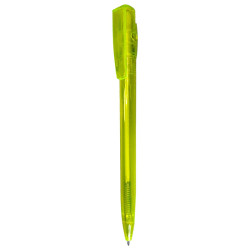 LECCE PEN KIKI LX Ballpen plastic transparent with logo