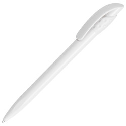 LECCE PEN GOLFF WHITE plastic Ballpen with logo print