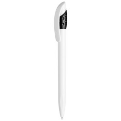 LECCE PEN GOLFF WHITE plastic Ballpen with logo print
