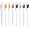 LECCE PEN GOLFF WHITE plastic Ballpen with logo print
