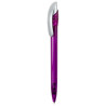 LECCE PEN GOLFF LX SAT Ballpen transparent plastic with print