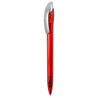 LECCE PEN GOLFF LX SAT Ballpen transparent plastic with print