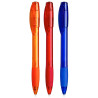LECCE PEN X-FIVE FROST advertising Ballpen transparent matte with logo