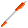 LECCE PEN TRIS WHITE plastic Ballpen with Your company logo