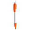 LECCE PEN TRIS WHITE plastic Ballpen with Your company logo