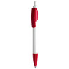 LECCE PEN TRIS WHITE plastic Ballpen with Your company logo