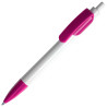 LECCE PEN TRIS WHITE plastic Ballpen with Your company logo
