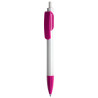 LECCE PEN TRIS WHITE plastic Ballpen with Your company logo