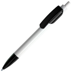 LECCE PEN TRIS WHITE plastic Ballpen with Your company logo