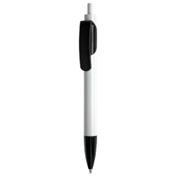 LECCE PEN TRIS WHITE plastic Ballpen with Your company logo