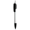 LECCE PEN TRIS WHITE plastic Ballpen with Your company logo