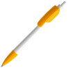 LECCE PEN TRIS WHITE plastic Ballpen with Your company logo