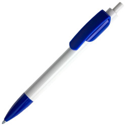 LECCE PEN TRIS WHITE plastic Ballpen with Your company logo