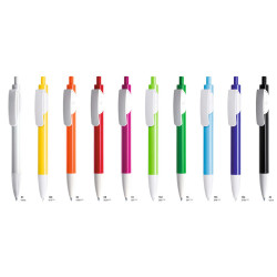 Długopis LECCE PEN TRIS SOLID plastikowy dwukolorowy reklamowy