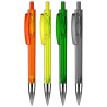 LECCE PEN TRIS CHROME LX Ballpen transparent with logo print