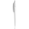 LECCE PEN OTTO WHITE Ballpen plastic with advertising logo print