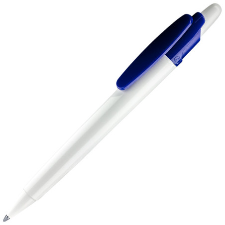 Długopis LECCE PEN OTTO WHITE plastikowy z nadrukiem reklamowym logo