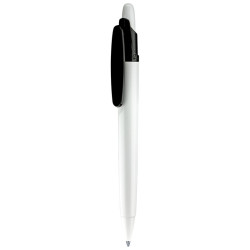 Długopis LECCE PEN OTTO WHITE plastikowy z nadrukiem reklamowym logo