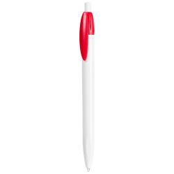 LECCE PEN X-ONE WHITE plastic Ballpen with Your company logo