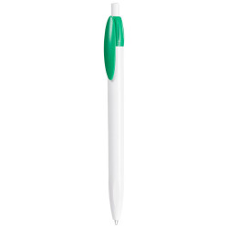 LECCE PEN X-ONE WHITE plastic Ballpen with Your company logo