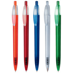 Długopis LECCE PEN X-ONE FROST plastikowy przezroczysty reklamowy