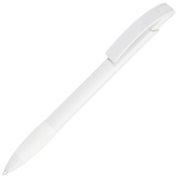 LECCE PEN NOVE WHITE plastic Ballpen with Your company's print