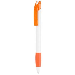 LECCE PEN NOVE WHITE plastic Ballpen with Your company's print