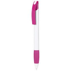 LECCE PEN NOVE WHITE plastic Ballpen with Your company's print